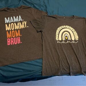 Mama Graphic Kids T-Shirt - gray